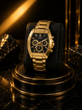 Men's Tonneau Chronograph Gold